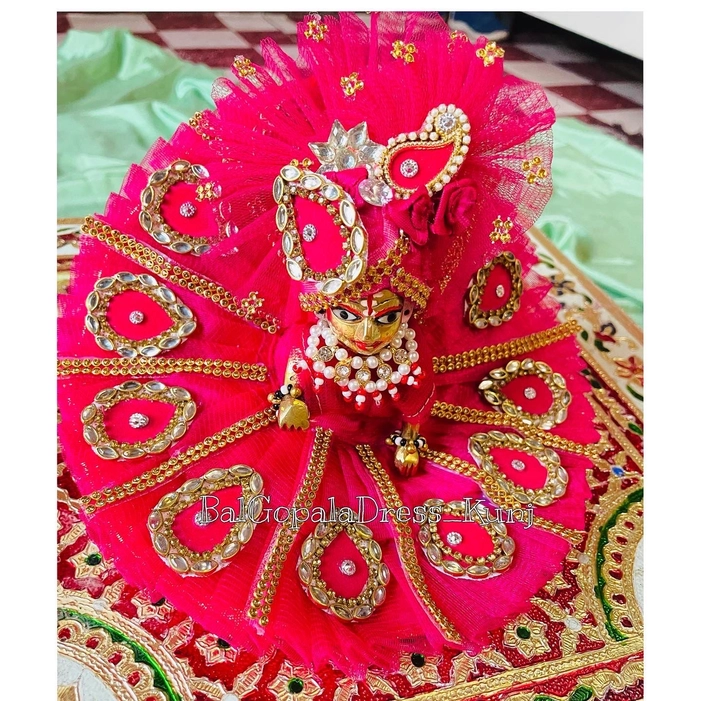 Designer dress with padgi
