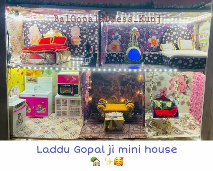Mini house with full furniture