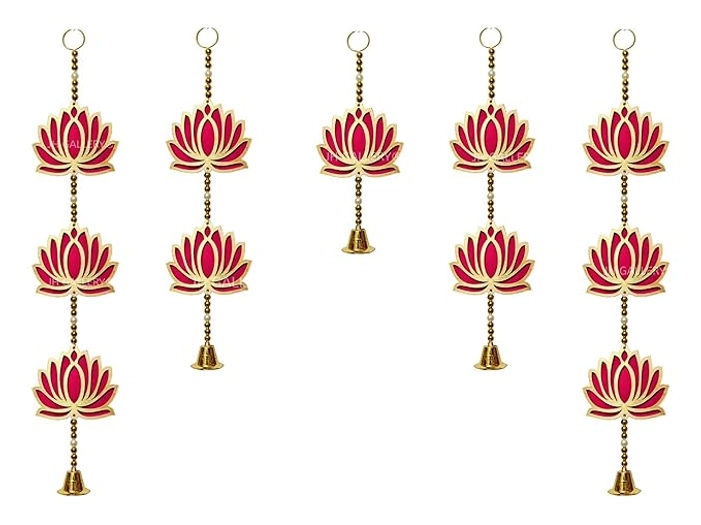 5pc set Lotus Hangings for Decoration
