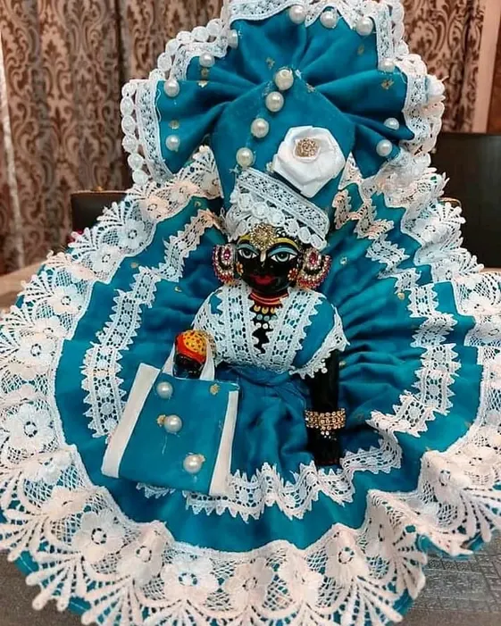 Cotton Dress with Padgi