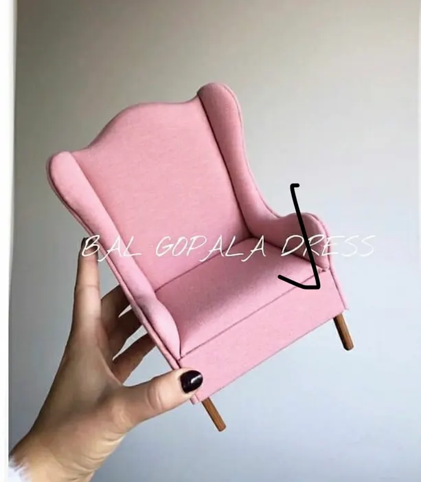 Yellow wooden chair
