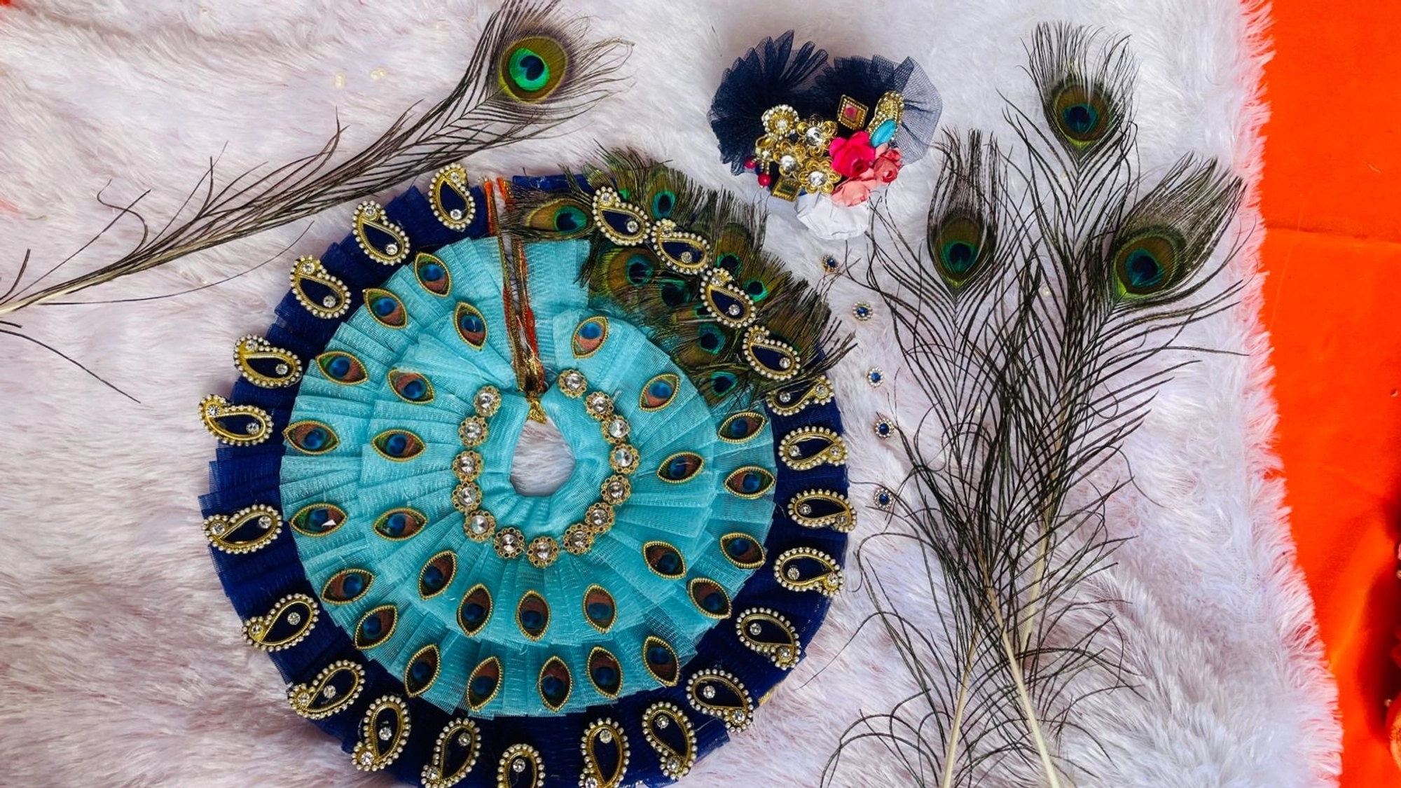 Designer dress with padgi