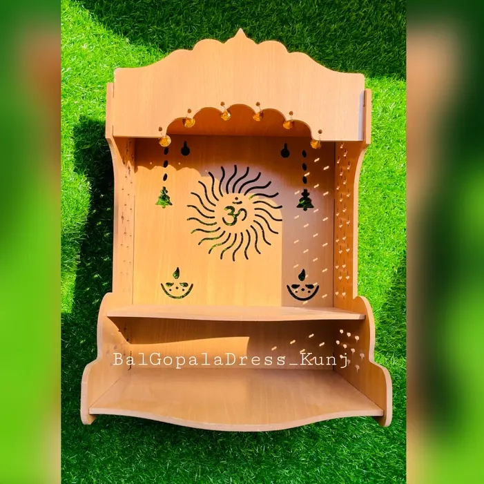 Wooden mini Mandir