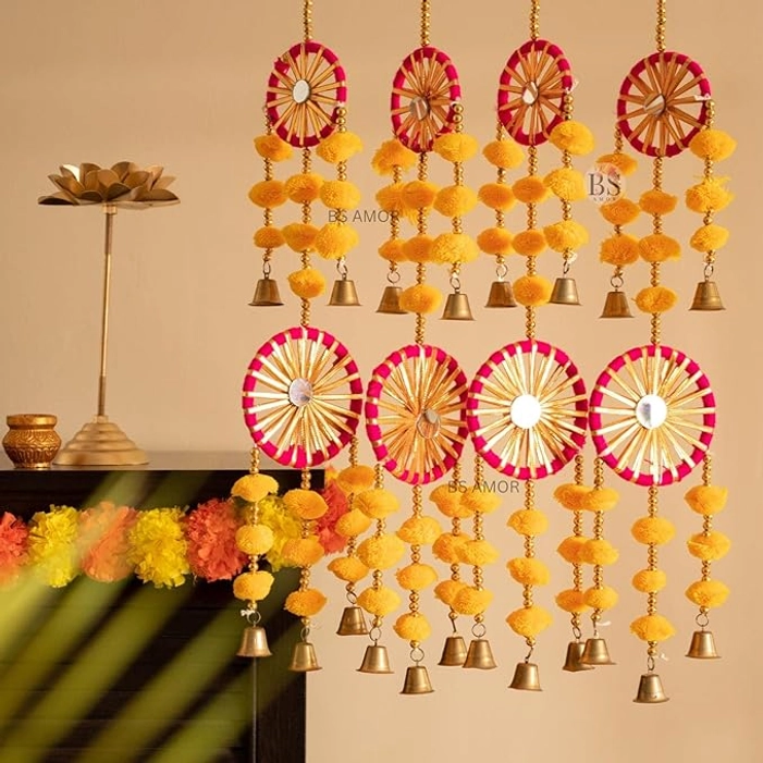 Traditional Hanging Latkan for Party, Wedding, Room, Home, Main Door,Diwali Decoration Items (4)