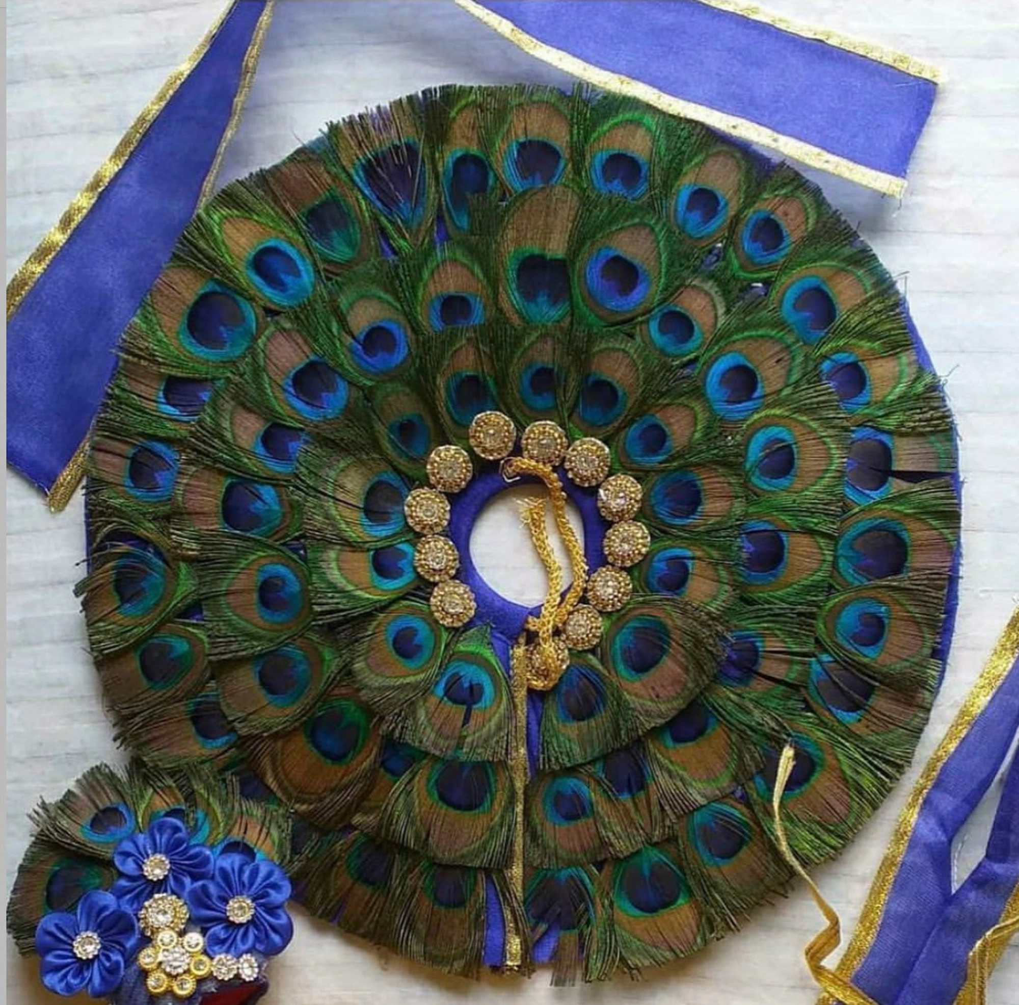 Peacock feathers Dress