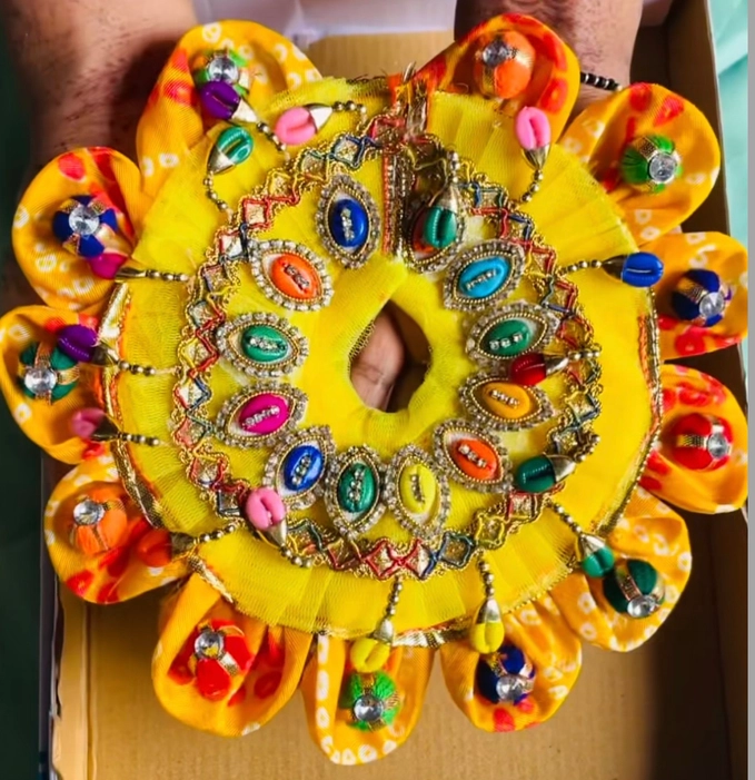 Navratri special combo Dress+ Padgi + Bansuri + Necklace
