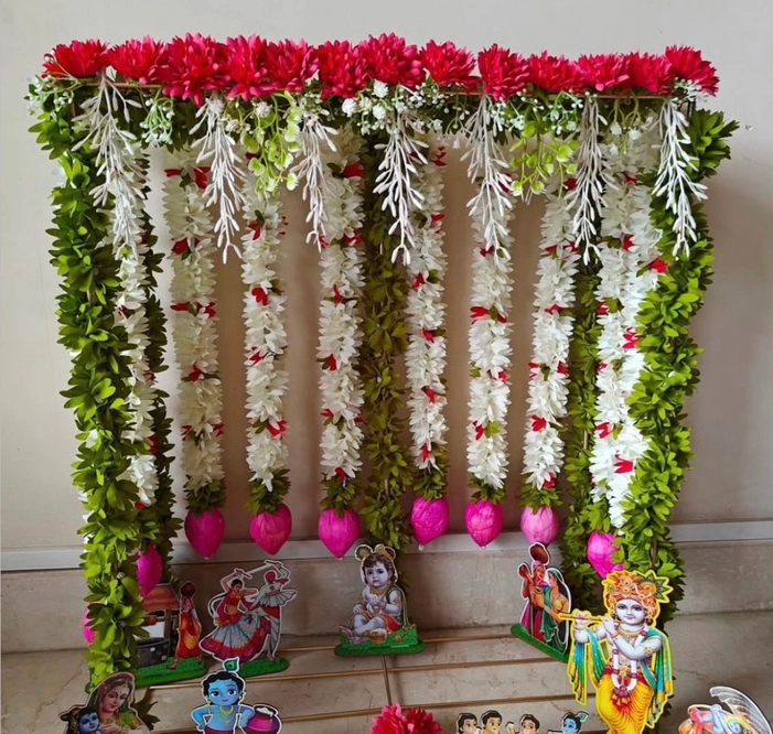 Janmashtami decoration, background