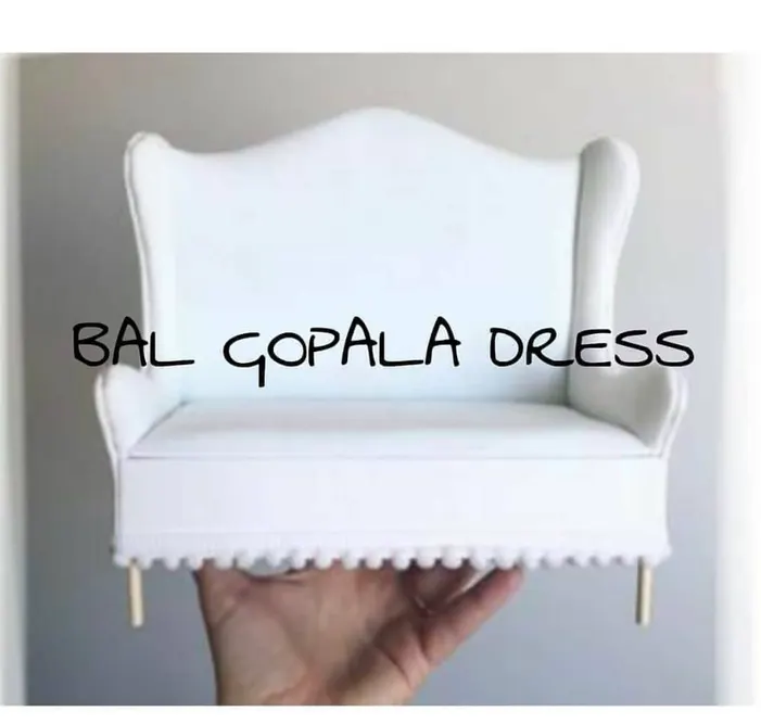 White wooden sofa