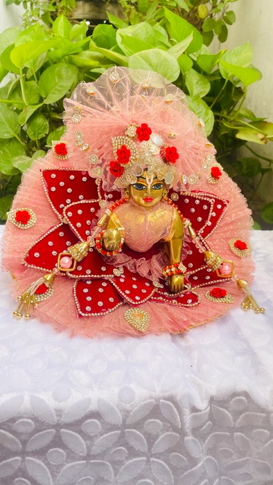 Lotus Dress with padgi patka