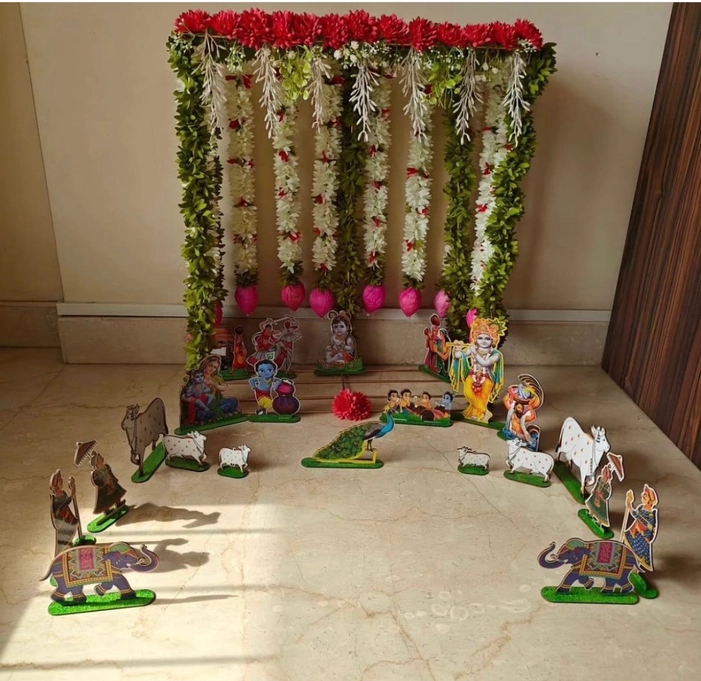 Janmashtami decoration, background