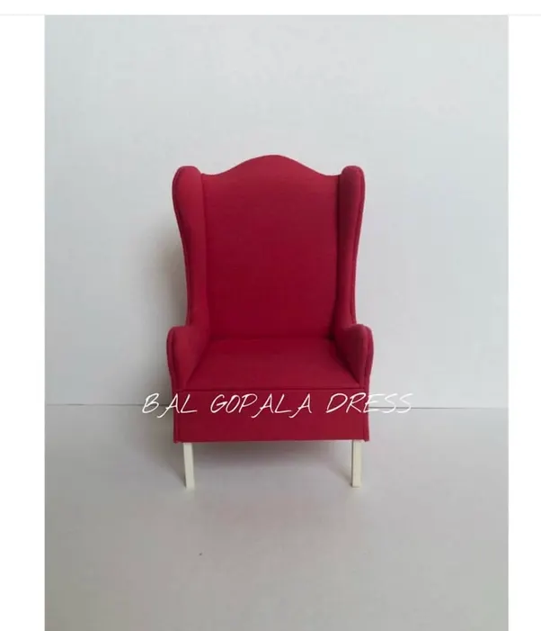 Wooden Red Chair