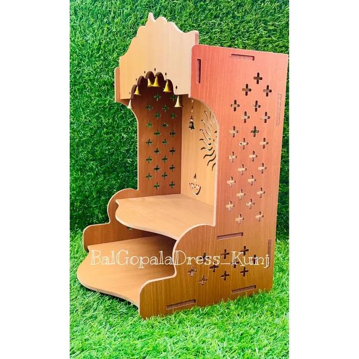 Wooden mini Mandir