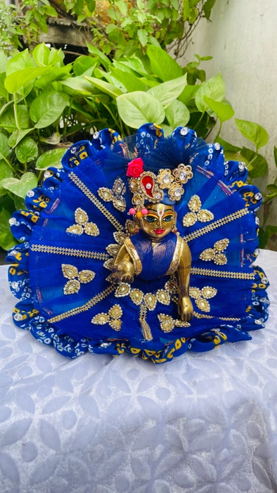 Blue Dress choli patka & Padgi