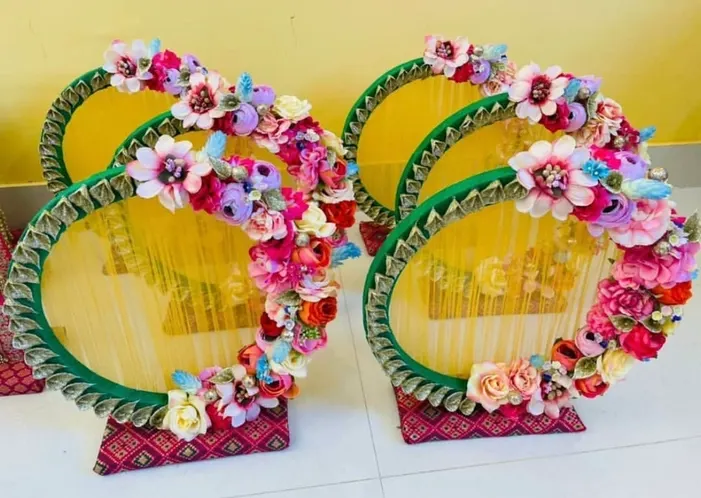 Mixed flowers Background Stand