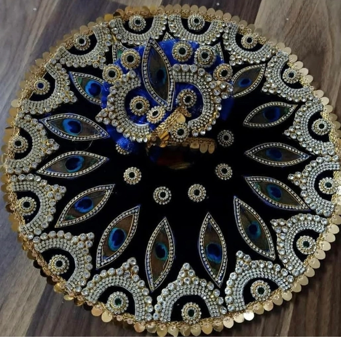 Peacock feather designer Dress Pagdi