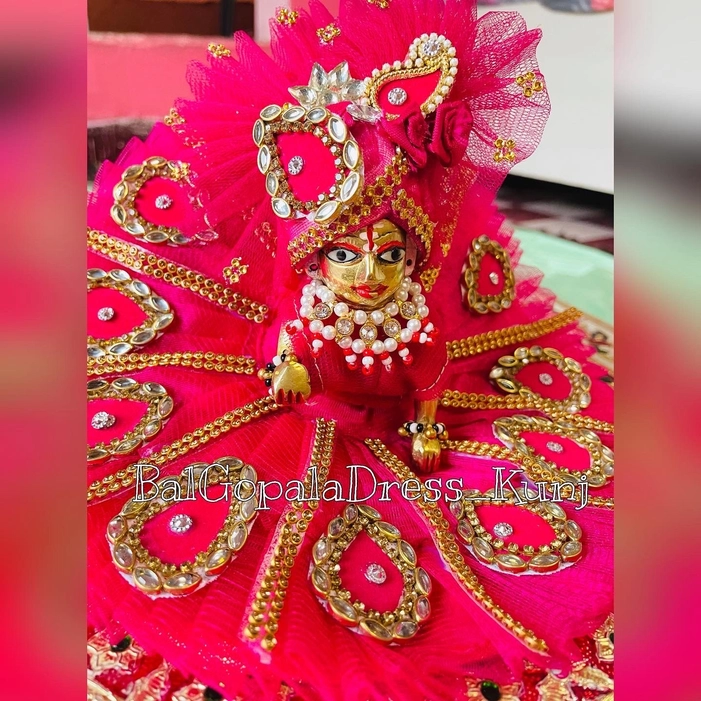 Designer dress with padgi