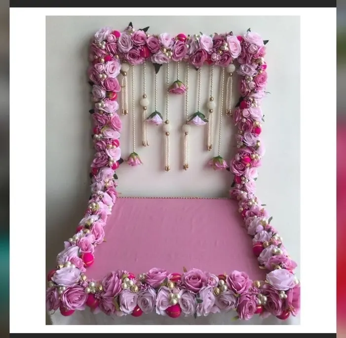 Beautiful backside background decoration stand