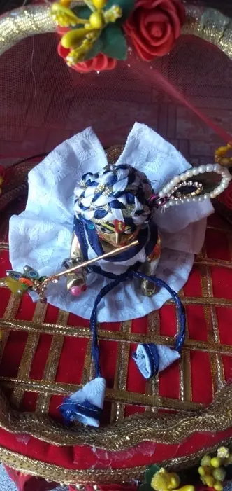 Rajasthani Dhoti Kurta turban  blue and white