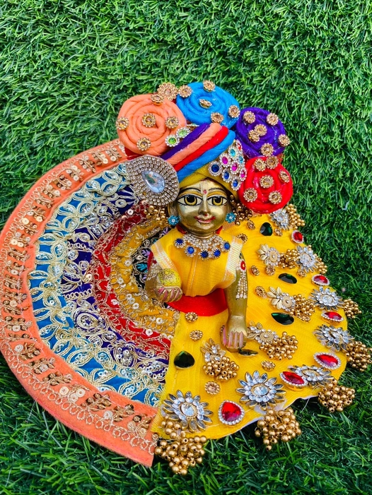 Yellow Dress with padgi