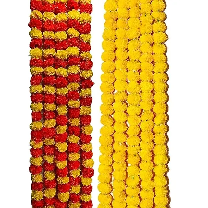 Artificial Marigold Wall Hanging